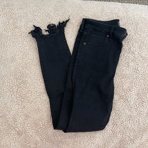 Abercrombie and Fitch distressed Simone jeans